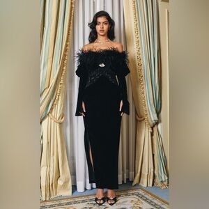 Nana Jacqueline Eve Velvet Dress